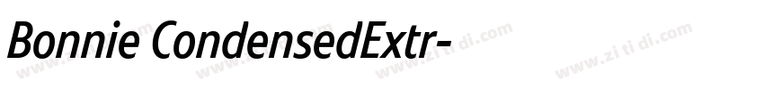 Bonnie CondensedExtr字体转换